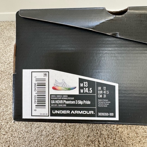 UA HOVR Phantom 3 Slip Pride Shoe size 13 - Picture 2 of 10